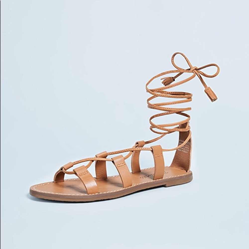 Madewell the boardwalk lace-up sandal